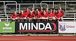 The photo shows the entire MINDA fun run team.